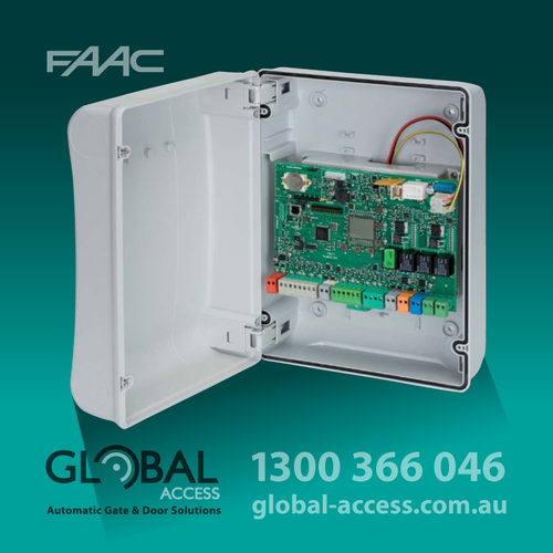 FAAC E124 Control Box Kit – E124 Control Board In Enclosure With Receiver & 2 Remotes