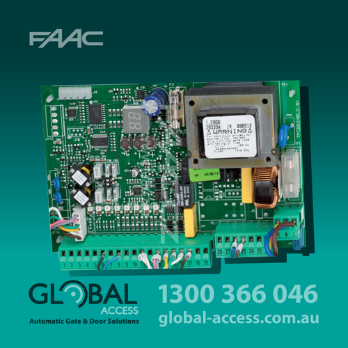FAAC E850 Control Board For Sliding Gate Motors