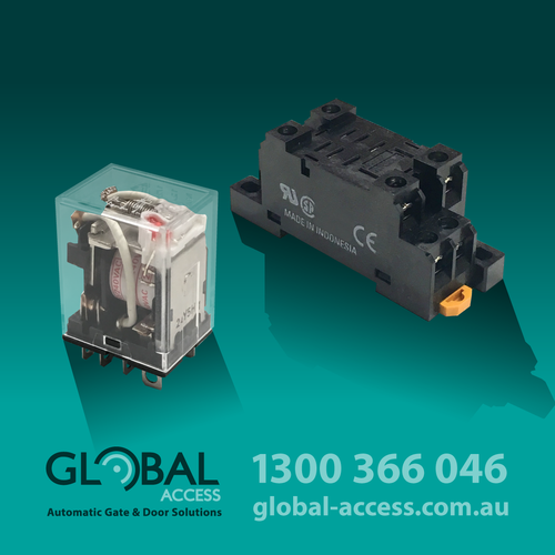 240V Relay with LED & Base