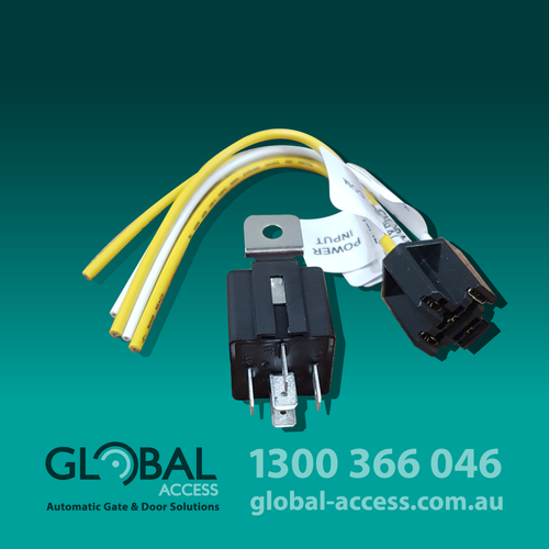 24v Relay with N/O & N/C & Wiring Harness