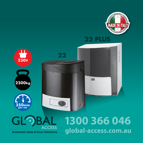 PHOENIX 22 230v Electric Sliding Gate Motors – 2 Variants