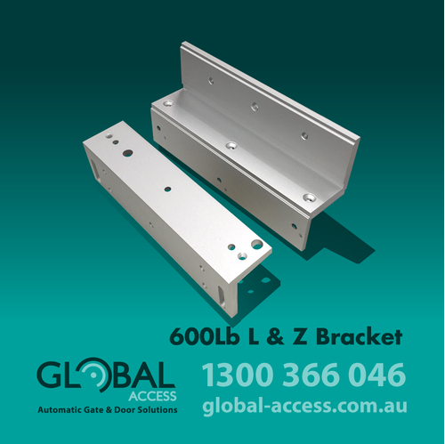 L&Z Brackets To Suit Maglocks – 5mm Countersunk Holes