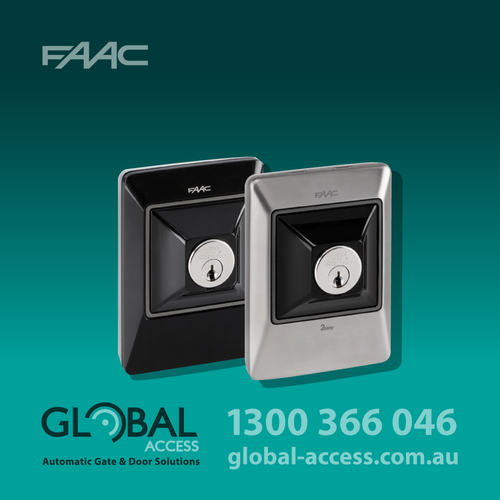 XK10 Surface Mounted Key Switch with Barrel & Keys – BLACK or INOX