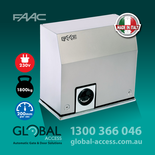 FAAC C851 230v Electric Sliding Gate Motor