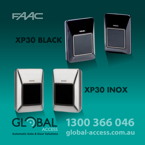 FAAC 24V XP30 PHOTO BEAMS – BLACK OR INOX