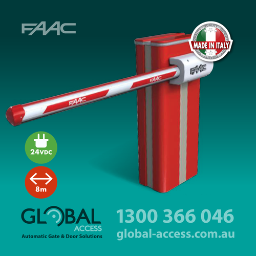 FAAC B680 24V AUTOMATIC BARRIER – 3, 4, 5, 6, 7 & 8M [OUT OF STOCK]