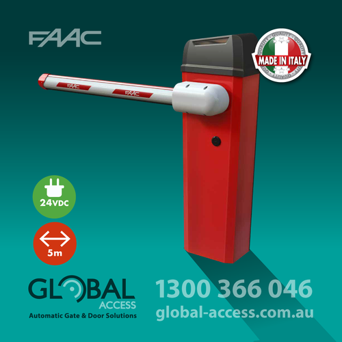 FAAC B614 24V AUTOMATIC BARRIER – 3, 4, 5M