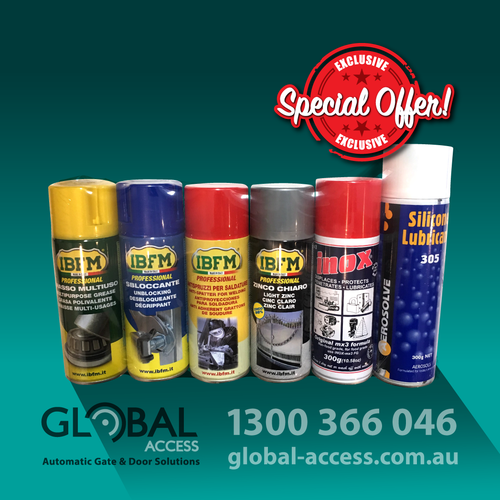 Pack of 6 Commercial Technical Sprays