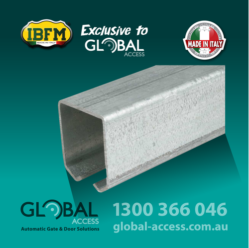 Steel Door Trolley Guide – Large – 3M OR 5.8M