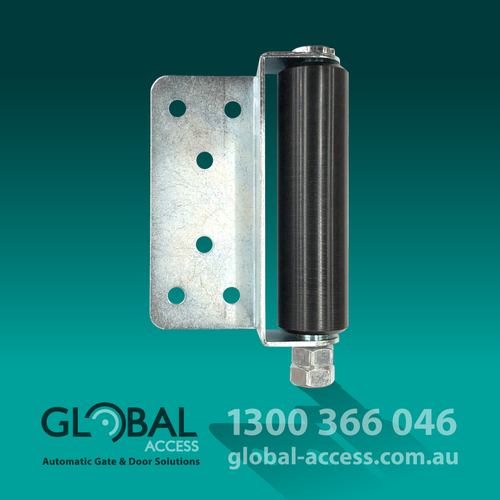 Nylon Roller With Mount Bracket – Black – 150mm x 40mm Ø