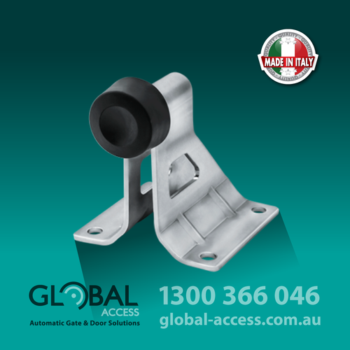 Gate Stop – Bolt Down 123mm High, Over Ground Track