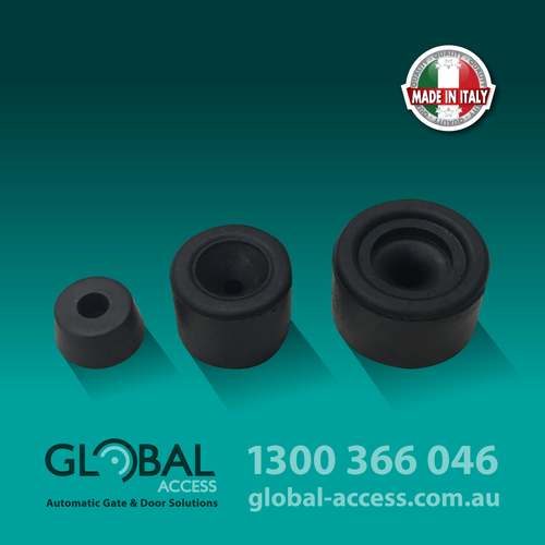 Screw-In Rubber Travel Stops – 24mm Ø, 32mm Ø And 37mm Ø