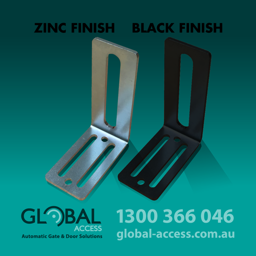 Zinc Coated Steel 4mm (G50) Bracket For Top Rollers – Zinc OR Black